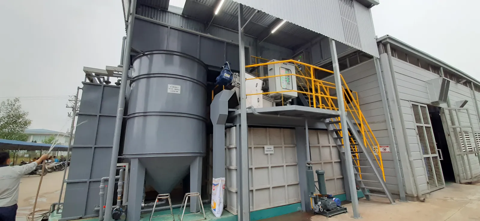 Trạm xử lý nước thải công nghiệp do VNTECO thi công